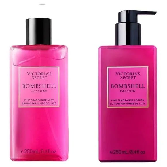 Victoria's Secret Bombshell
Passion Fragrance Lotion & Mist
Set 8.4 Fl. … - Picture 1 of 17